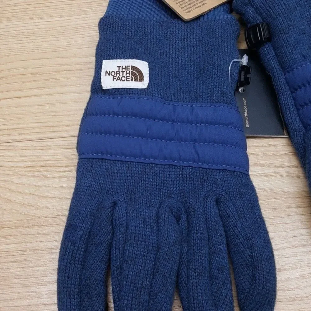 THE NORTH FACE Gloves Mens XL Blue Gordon Etip Fleece Lined Warm